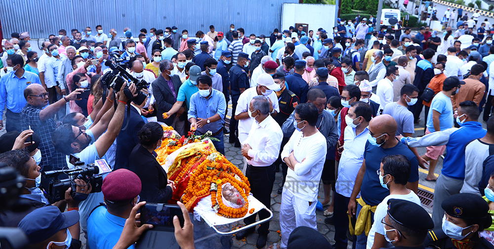 कांग्रेस नेता प्रदीप गिरिको श्रद्धाञ्जलीको कार्यक्रम जारी