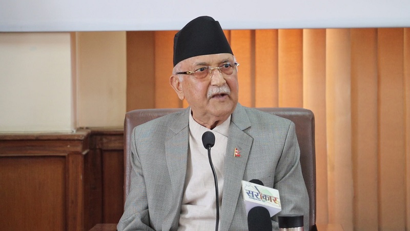 पश्चिमा देशका राजदूतहरु र एमाले अध्यक्ष ओलीबिच भेटे