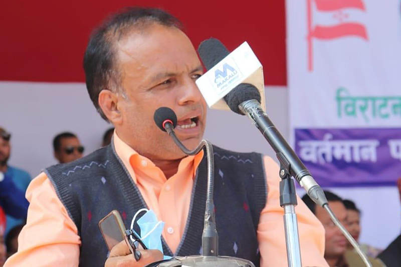 प्रचण्डले हाम्रो भाग खोसेपछि म उहाँको क्षेत्रमा किन नलड्ने : नेता घिमिरे