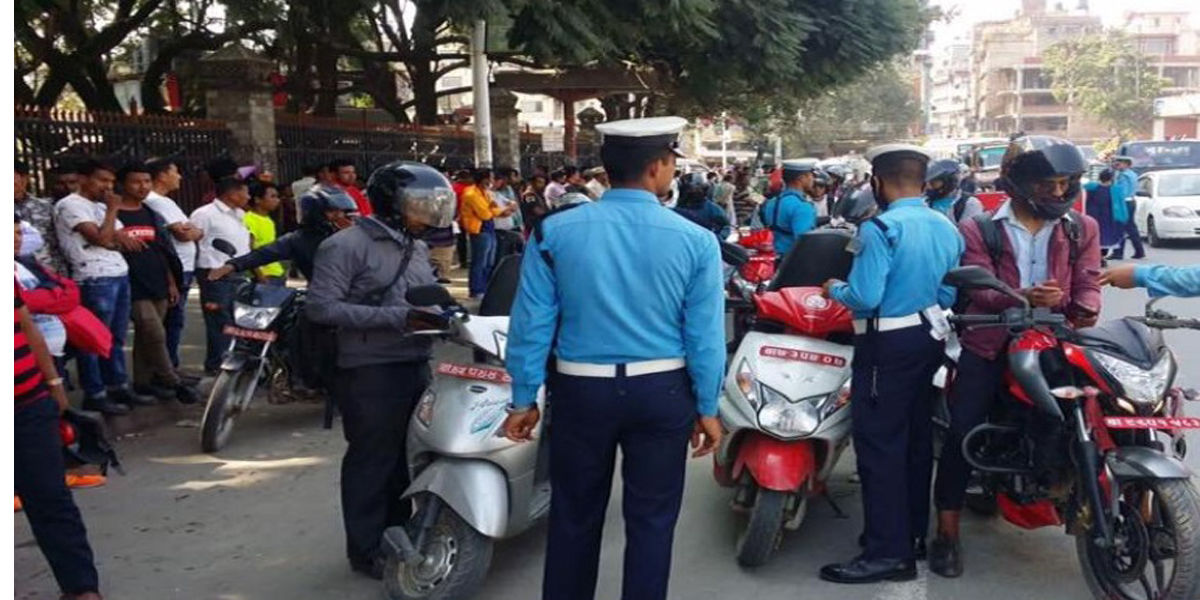 काठमाडौं उपत्यकामा एकै दिन ३ हजार ६१७ जना सवारी चालक कारबाहीमा