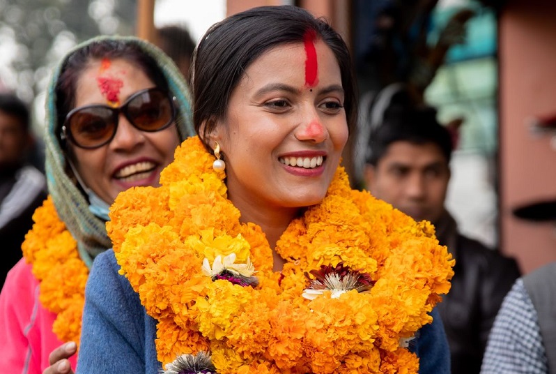 पूर्वसभामुख ओनसरीले दिइन् सोबितालाई बधाई