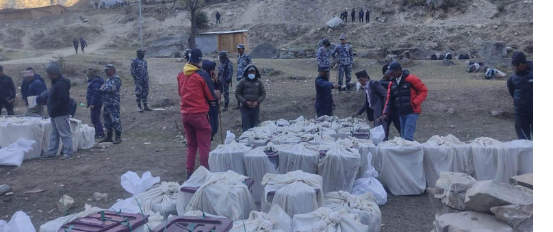हुम्लामा ४ दिनदेखि मतपेटिका अलपत्र