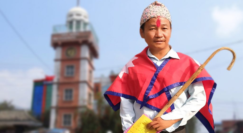 मेरो नाम लिएर कसैले भोट नमाग्नु होला : साम्पाङ