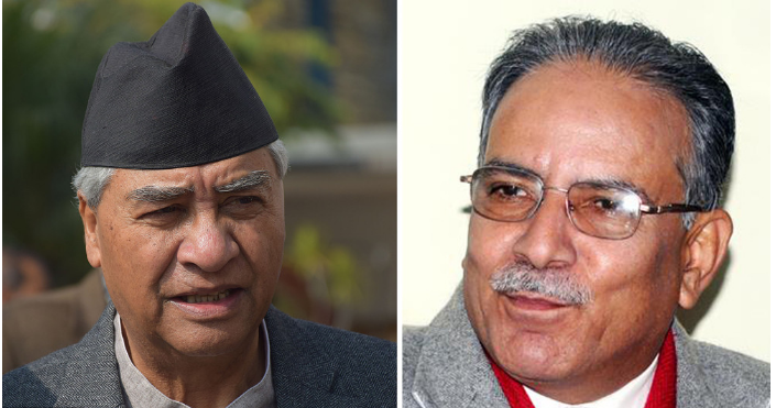दाहालले देउवालाई भने : पहिले वचन दिनुभयो अहिले वचनबाट पछि हट्नुभयो