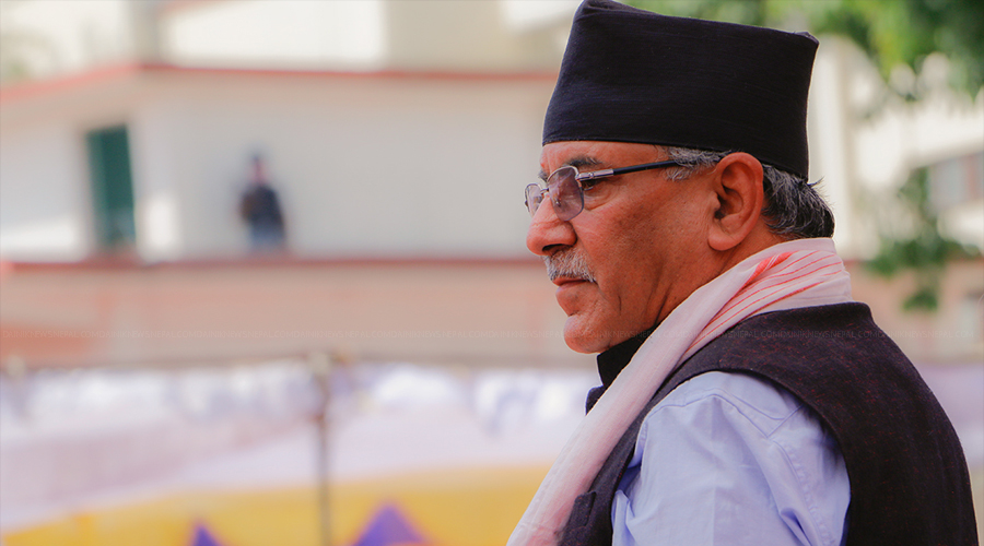प्रधानमन्त्री प्रचण्ड भोलि बालुवाटार सर्दै 
