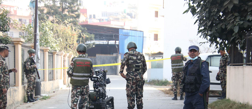 काभ्रेका नवनिर्वाचित सांसद बाँस्कोटाको घरमा राखिएको शंकास्पद वस्तु डिस्पोजको तयारीमा नेपाली सेना