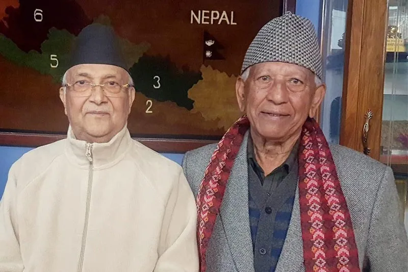 ओलीलाई भेट्न बालकोट पुगे अर्जुननरसिंह केसी