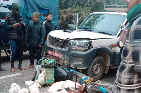 स्कोरपियोको ठक्करबाट तरकारी बेच्न हिँडेका माझीको मृत्यु, दुई महिला घाइते