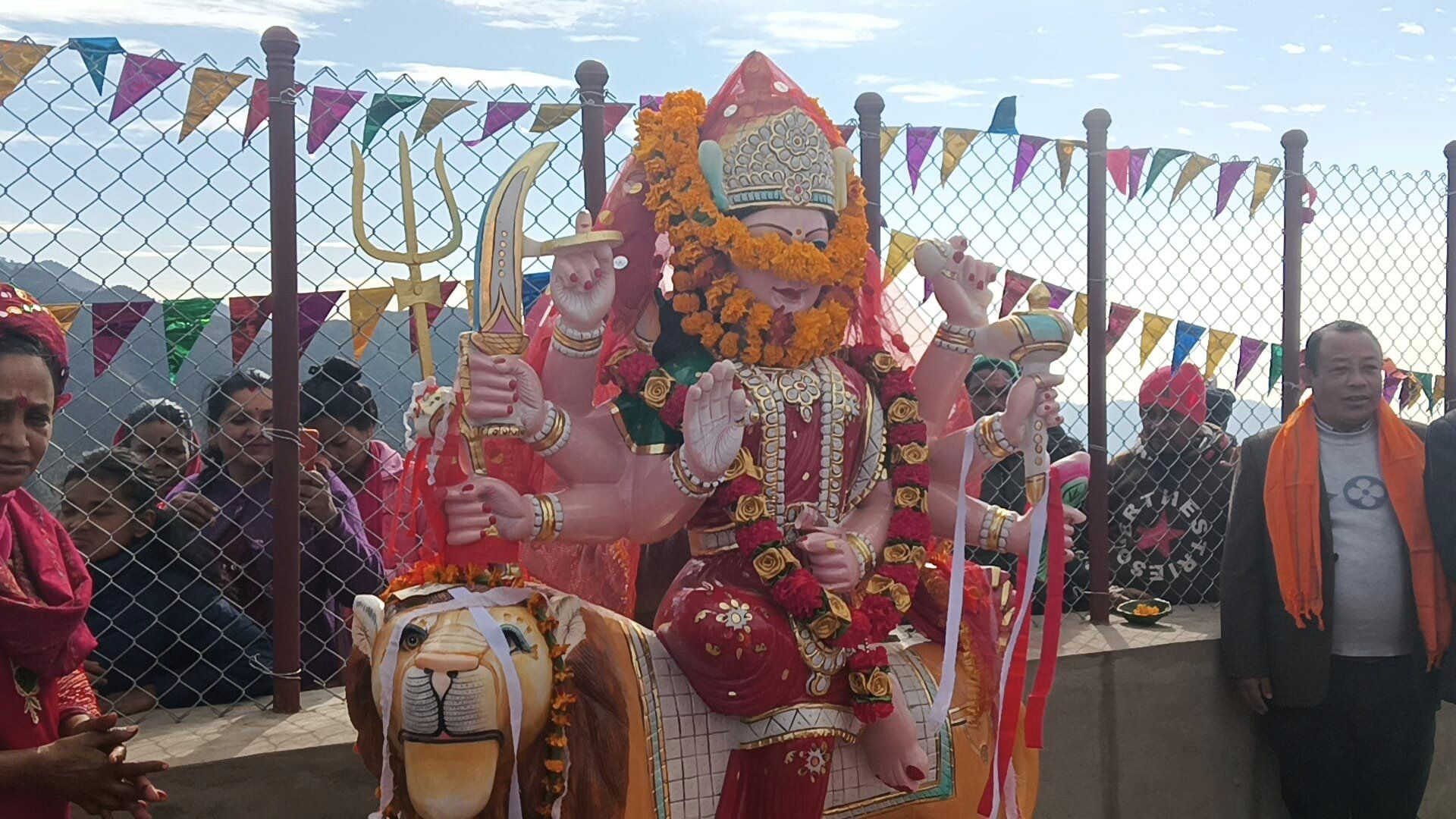 भुमिकास्थानमा पाथीभरामाताको मुर्ति स्थापना