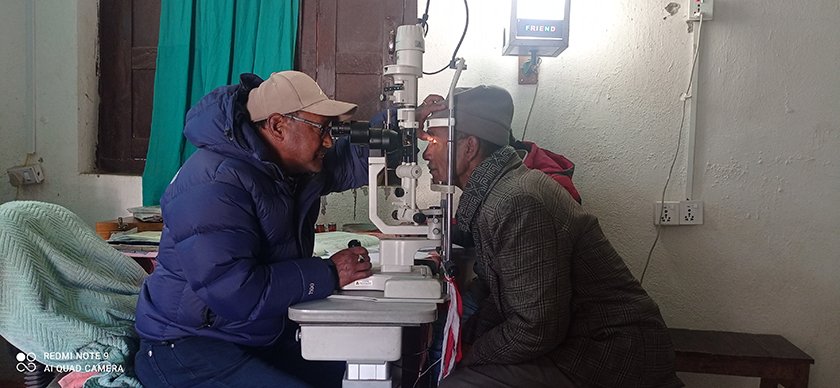 जुम्लामा १० शय्याको आँखा अस्पताल निर्माण गर्न पहल