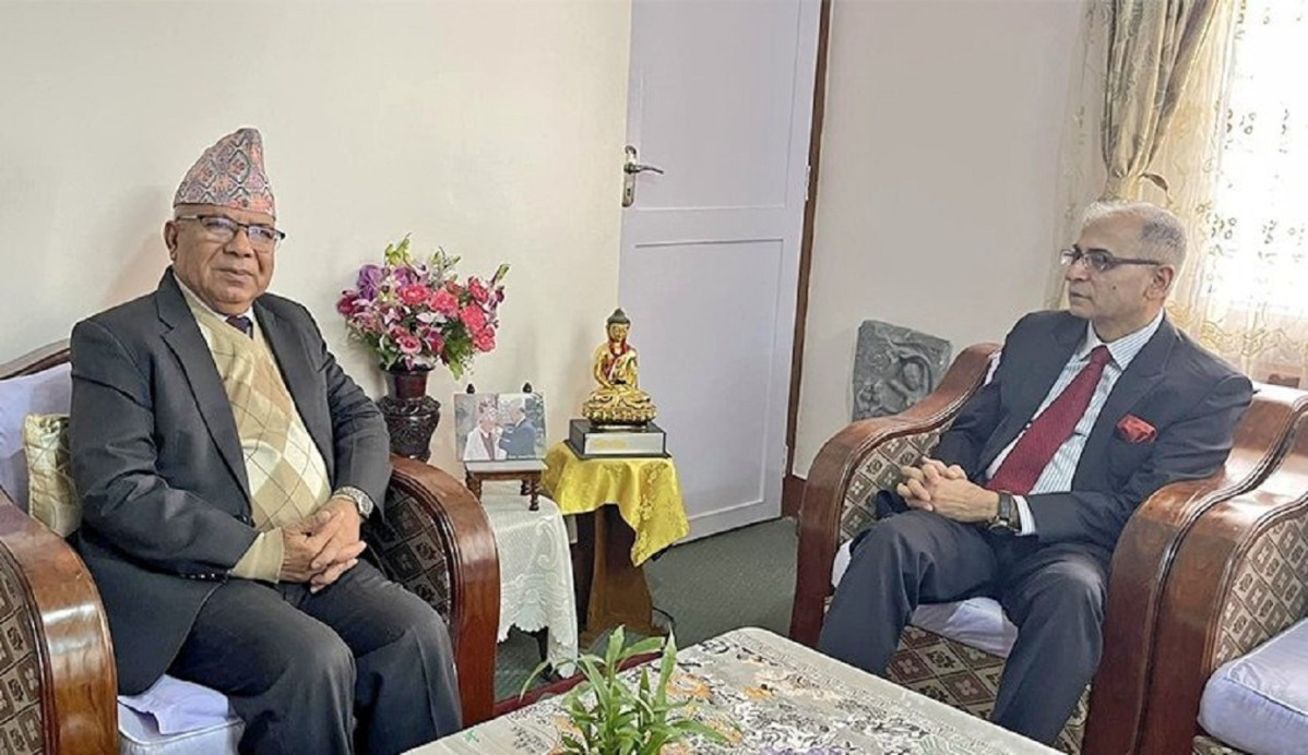 अध्यक्ष नेपाल र भारतीय विदेश सचिव क्वात्राबीच भेटवार्ता