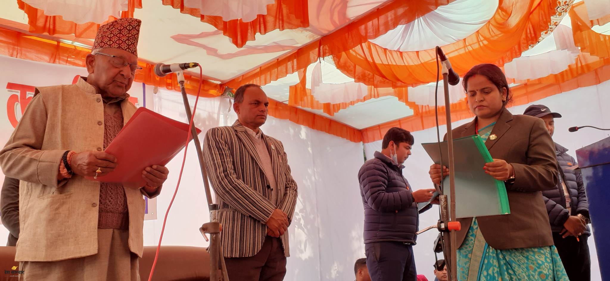 मधेस प्रदेशका नवनियुक्त मन्त्री र राज्यमन्त्रीले लिए शपथ
