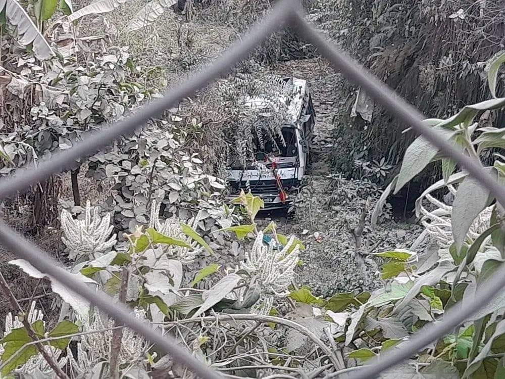 पोखरामा बस दुर्घटना हुँदा ४० जना घाइते