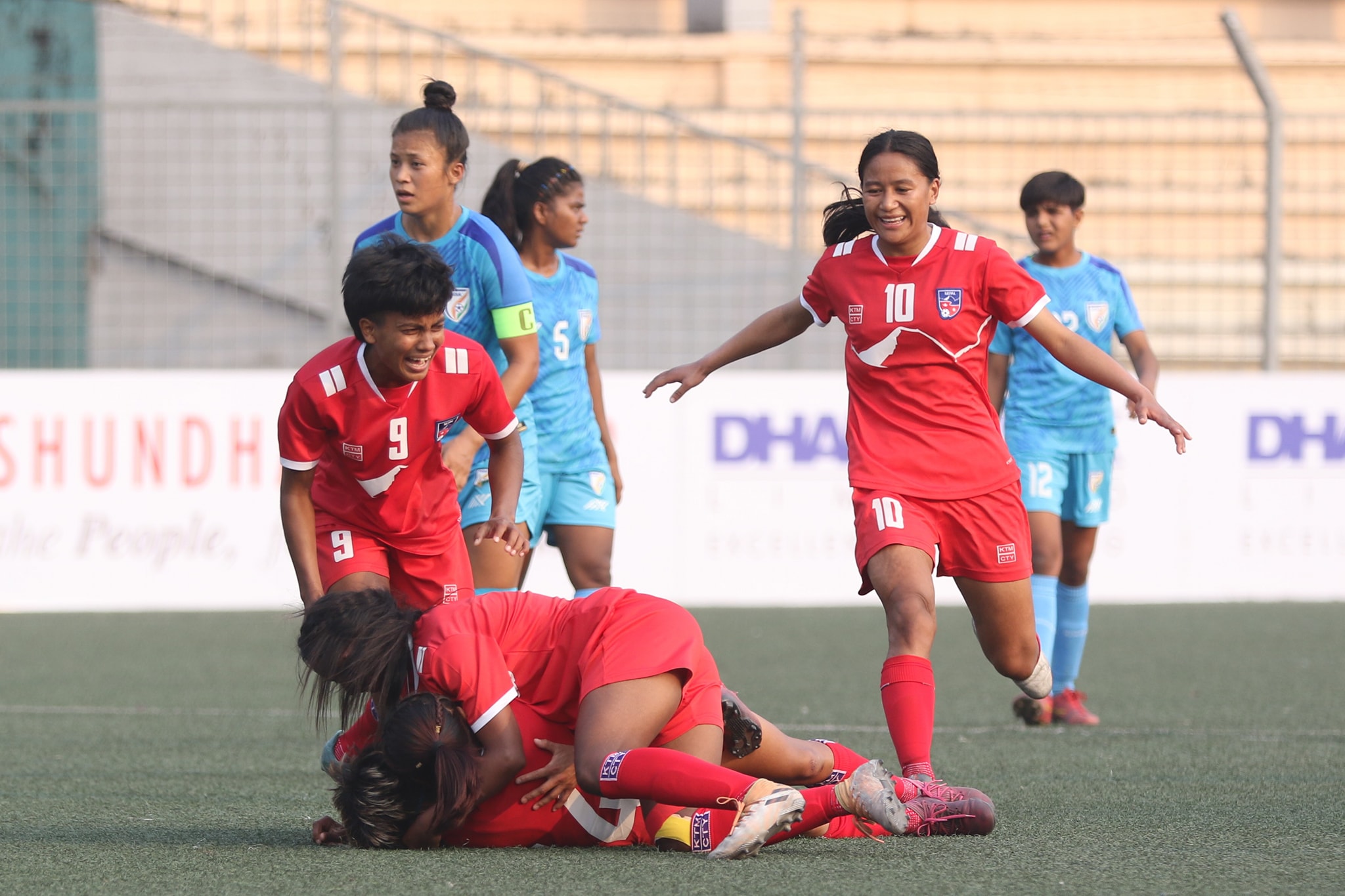 साफ यू २० महिला च्याम्पियनसिपमा भारतलाई हराउँदै नेपाल फाइनलमा