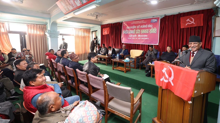 २ महिनापछि पार्टीमा व्यापक रूपान्तरण गर्छौँ स् माओवादी : अध्यक्ष प्रचण्ड