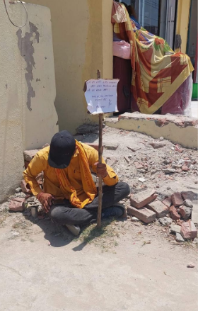 गेटामा विश्वविद्यालय सञ्चालनको माग गर्दै एक युवक अनसनमा