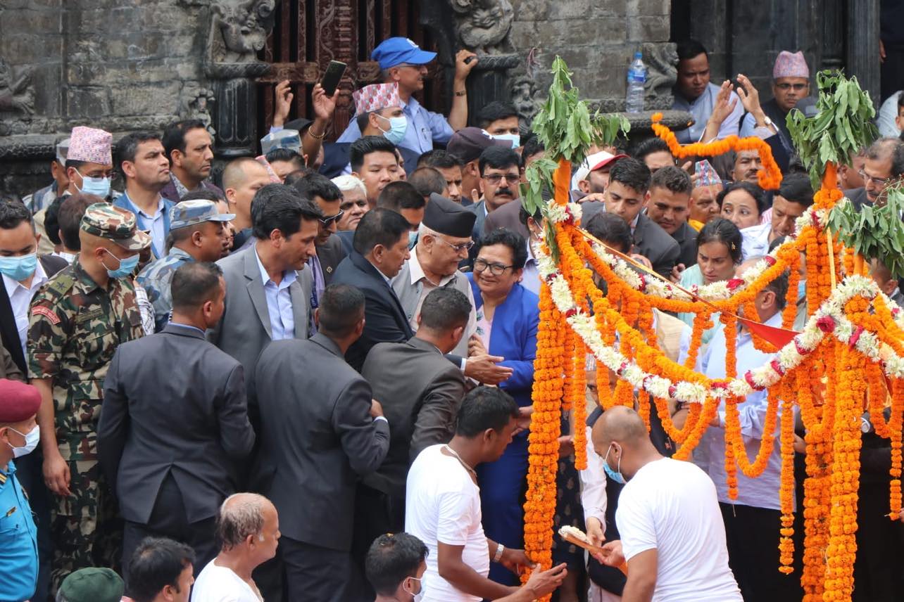 सीता दाहालको राजकीय सम्मानका साथ अन्त्येष्टि [तस्बिरहरू]