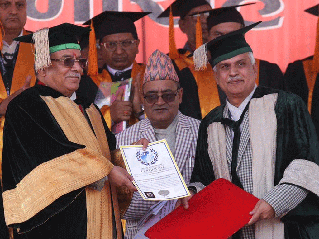 दीक्षान्त समारोहमा धेरै विद्यार्थी सहभागी गराएर त्रिभुवन विश्वविद्यालयले बनायो कीर्तिमान