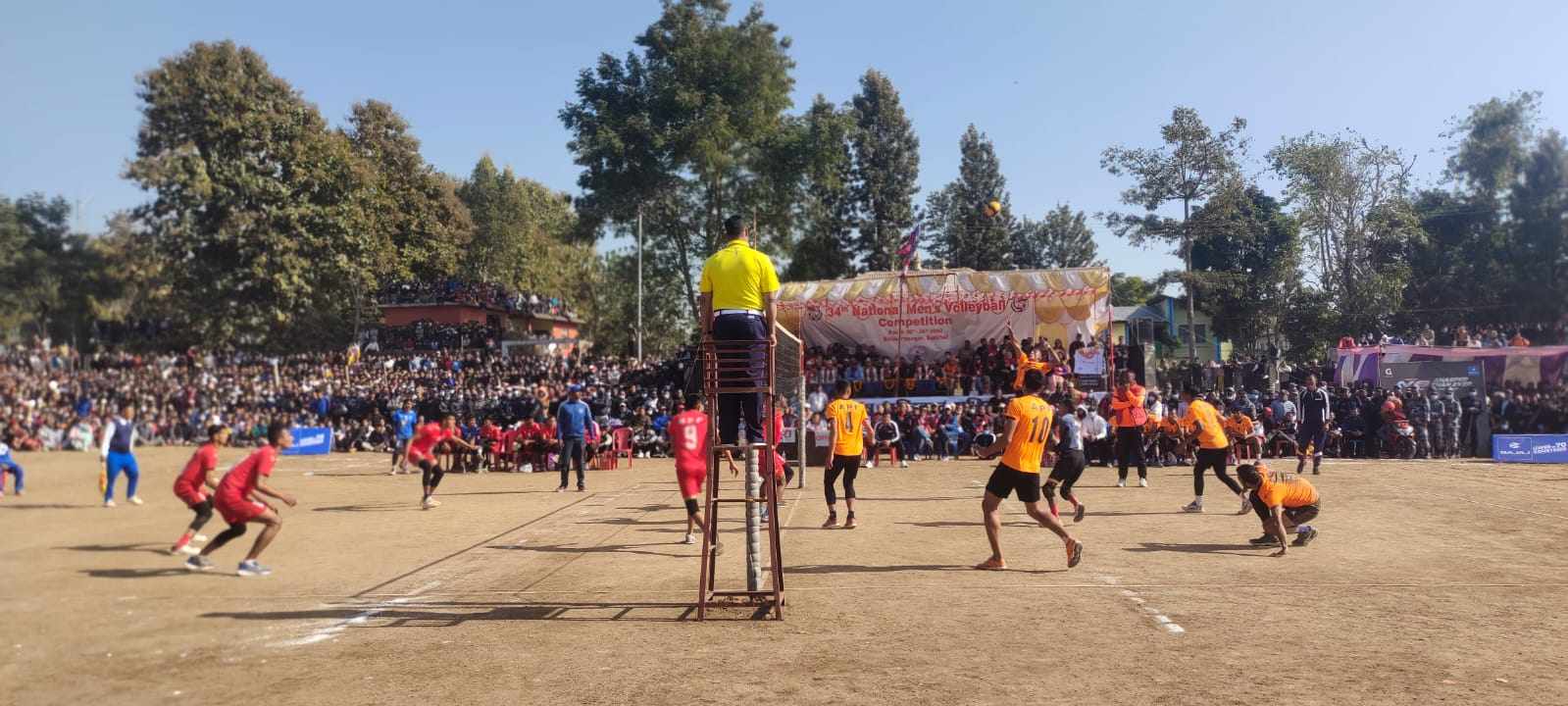 ३४ औँ राष्ट्रिय भलिबलको उपाधि नेपाल पुलिसलाई