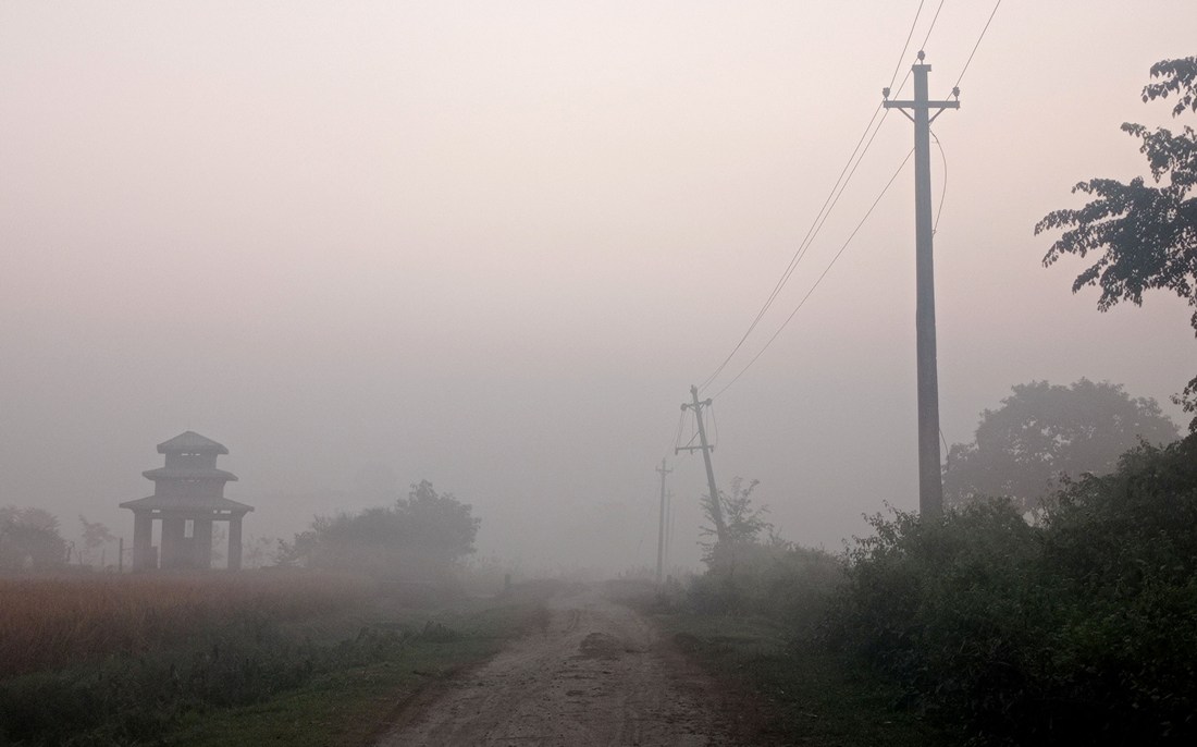 लगातार दुई दिनदेखि हुस्सु र कुहिरो कारण चिसोले जनजीवन प्रभावित