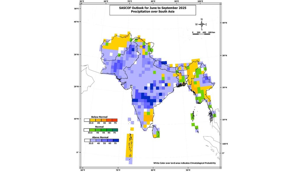 यस वर्षको मनसुनमा वर्षा र तापक्रम सरदरभन्दा बढी हुने प्रक्षेपण, नेपालको सम्भावना के छ ?