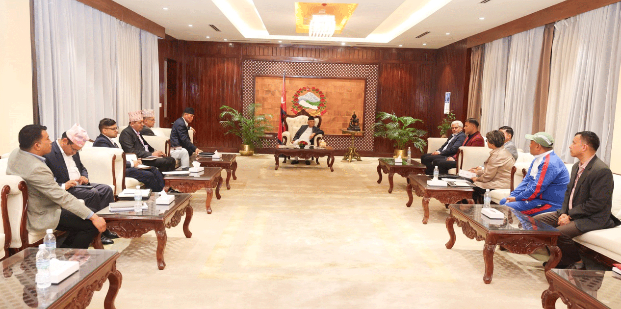 दसौँ राष्ट्रिय खेलकुद प्रतियोगिताको चुस्त तयारी गर्न प्रधानमन्त्री ओलीको निर्देशन