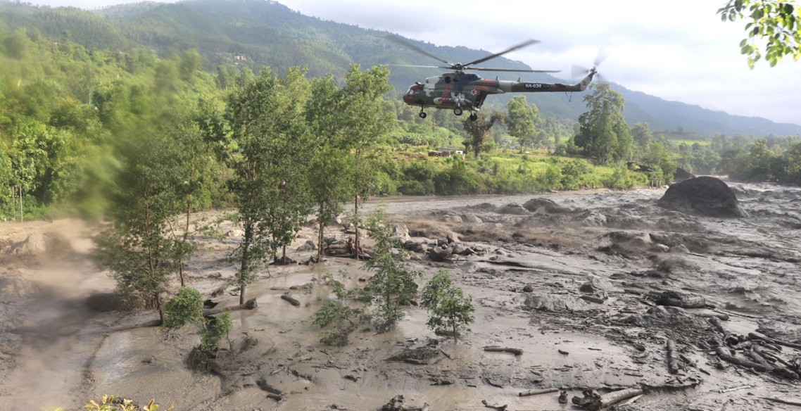 हिमताल विस्फोटबाटै रसुवामा बाढी आएको प्रारम्भिक निष्कर्ष