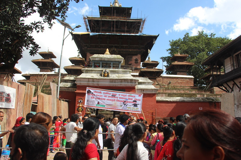 तलेजु भवानी मन्दिर आज सबैका लागि खुला