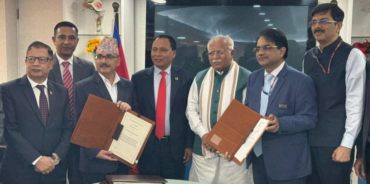 दुई ठूला क्रसबोर्डर प्रसारण लाइन बनाउन नेपाल–भारतबीच संयुक्त लगानी सम्झौतामा हस्ताक्षर