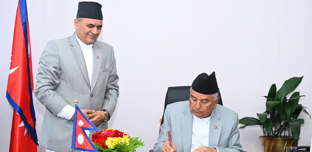 राष्ट्रपति पौडेलले गरे नेपाल विशेष सेवासम्बन्धी अध्यादेश जारी