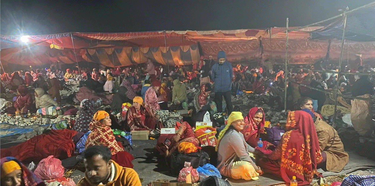 पितृ उद्धारको कामना गर्दै देवघाट धाममा शतबीज छर्ने घुइँचो