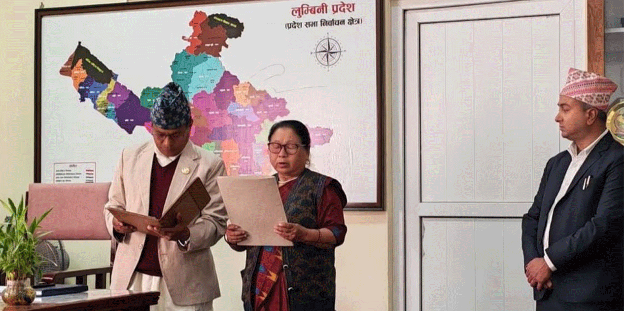 लुम्बिनी प्रदेश सभाले पायो पूर्णता, कसलाई बनायो सांसद ?