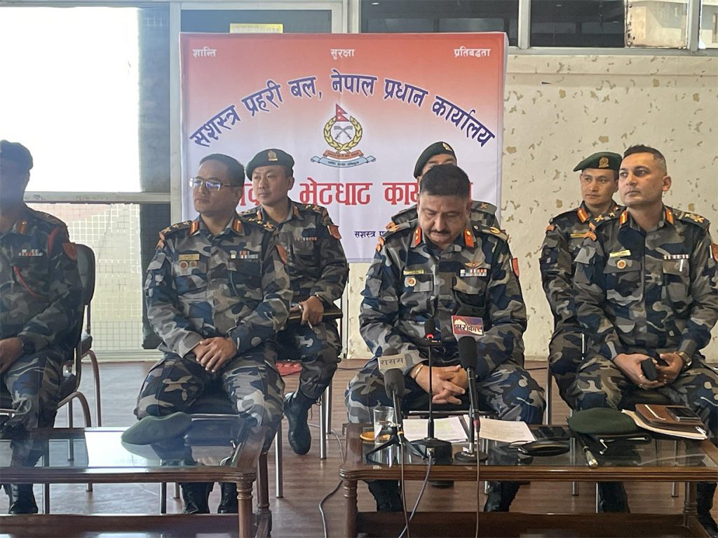 प्रतिनिधि सभा निर्वाचनका लागि सशस्त्रले बनायो १७ बुँदे ‘परिचालन नीति