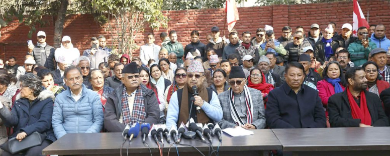 निर्वाचन आयोगले मान्यता नदिए देशभर आन्दोलन गर्ने पूर्णबहादुर खड्काको चेतावनी