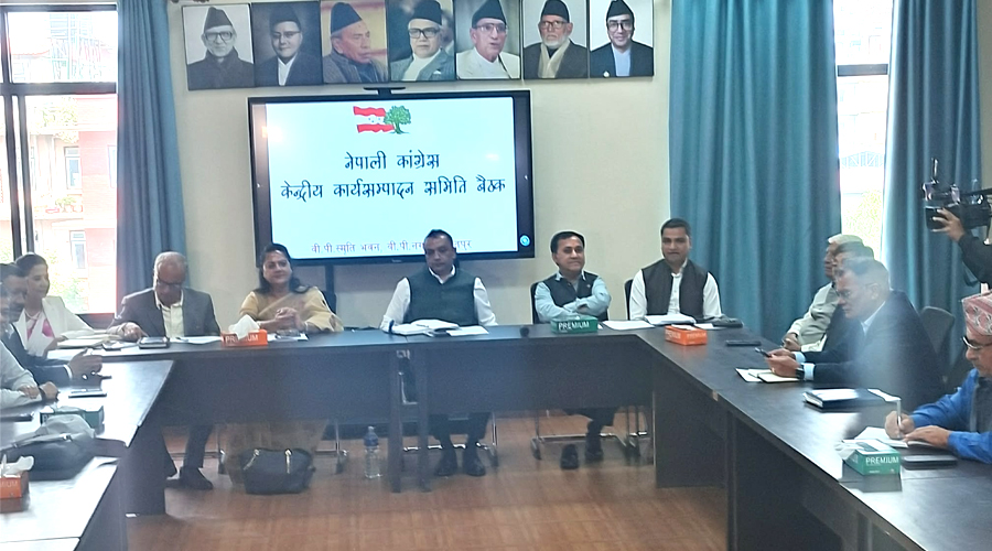 यस्ता छन् कांग्रेस केन्द्रीय कार्यसम्पादन समितिका १० एजेन्डा