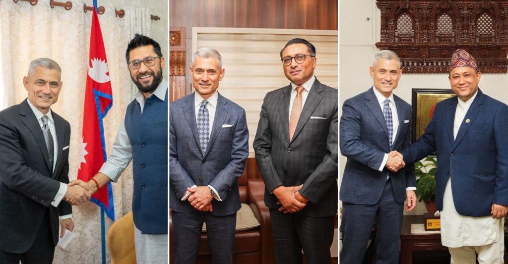 अमेरिकी सहायक विदेशमन्त्रीको नेपाल भ्रमण सकियो, रास्वपासँग दुई देशबीच साझेदारीबारे छलफल