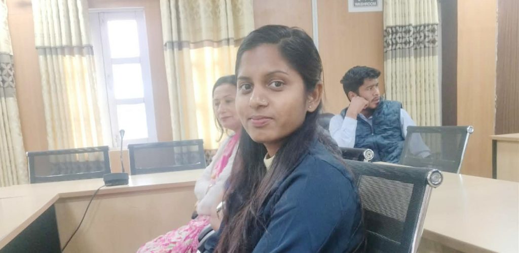 उपसभामुख पदमा श्रम संस्कृतिबाट २५ वर्षीया रुबी कुमारीको उम्मेदवारी दर्ता