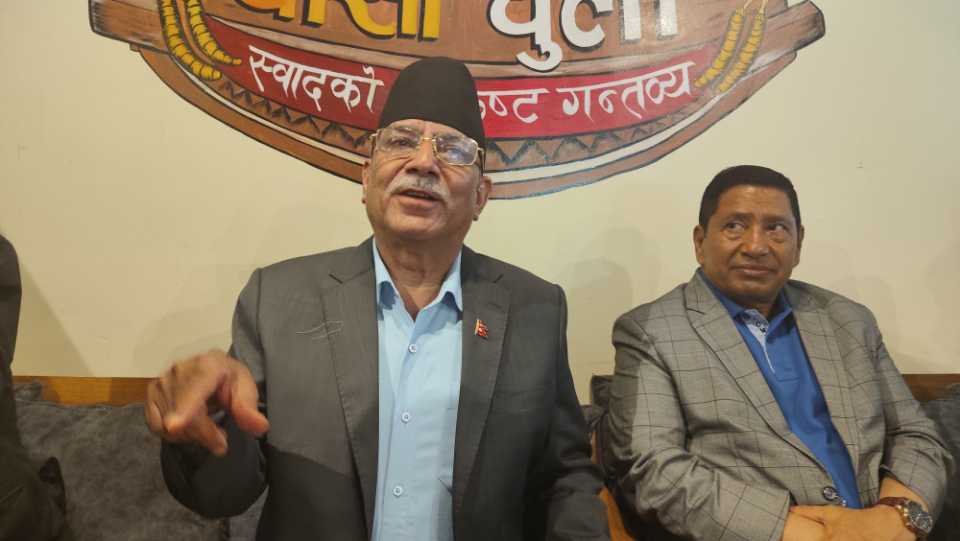 बालेन शाहको नियत राम्रो छैन, समर्थन गर्न सकिदैन : प्रचण्ड