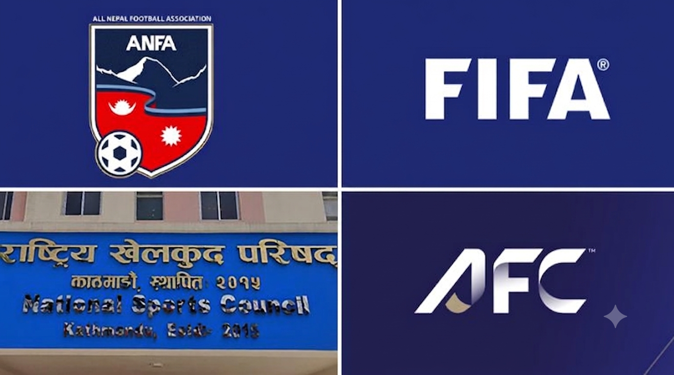 एन्फामाथिको हस्तक्षेप नरोके नेपाल फुटबल निलम्बनमा पर्ने चेतावनी