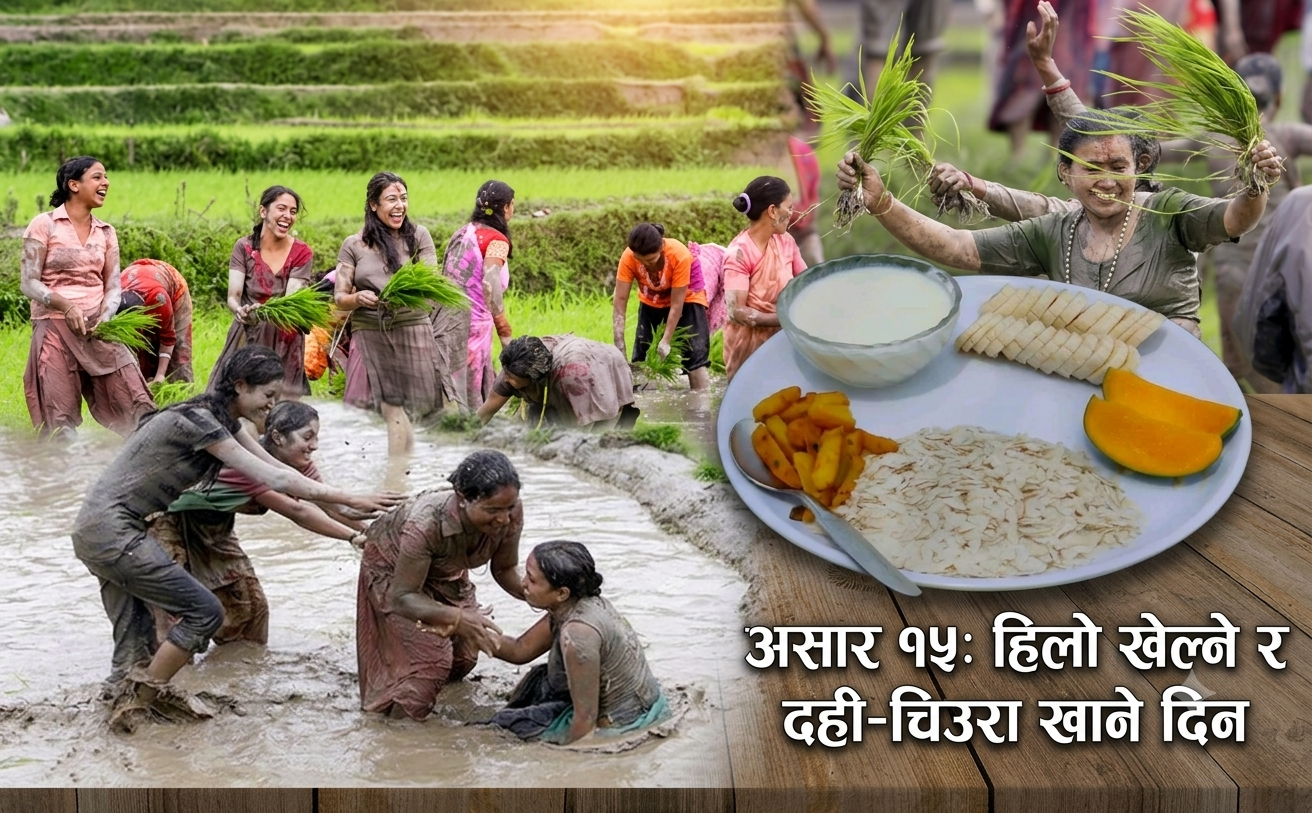 असारको हिलोमा हराउँदै मौलिकताः सुदूरपश्चिममा रोपाइँ छ, तर असारे भाका हराउँदै