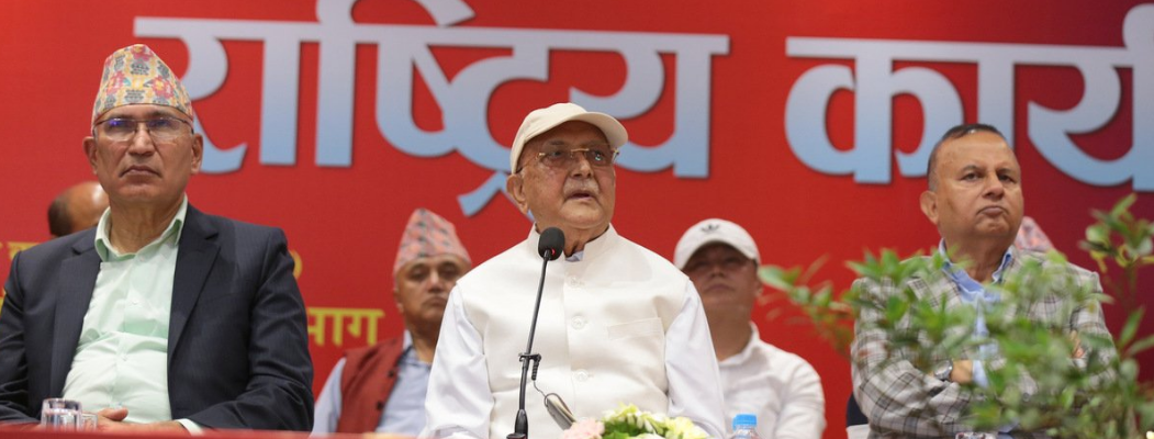 ओलीले भने: चुनाव नाटक थियो, अरु दलहरुले साँच्चिकै हुन्छ ठाने