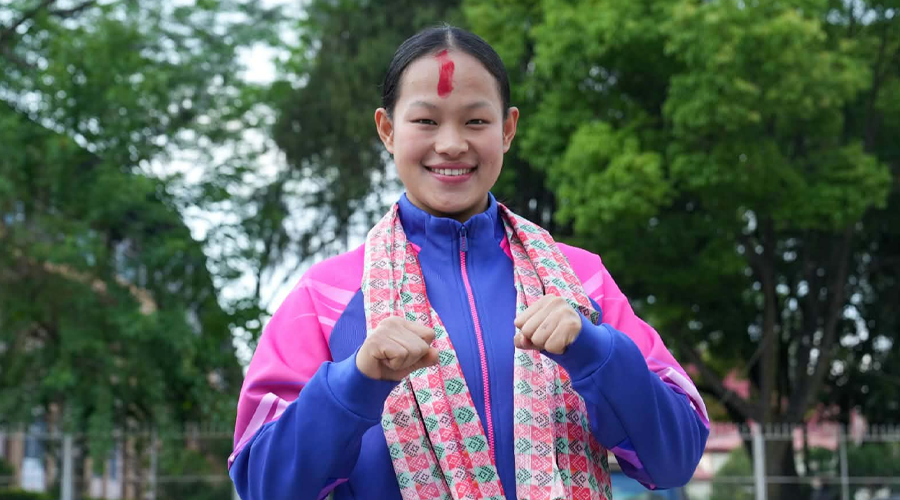 एसियन गेम्स महिला करातेः नेपालकी एरिका सेमिफाइनलमा पराजित