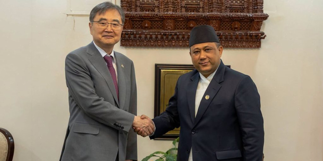 जलवायुजन्य विपद्को क्षति सम्बोधनमा नेपालसँग सहकार्य गर्ने कोरियाको प्रतिबद्धता