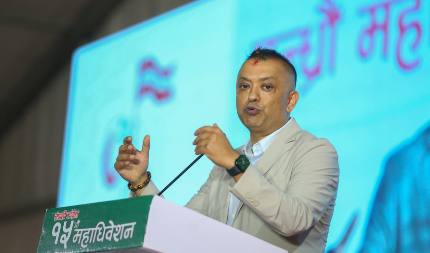 काँग्रेस सभापतिमा गगन थापा निर्वाचित