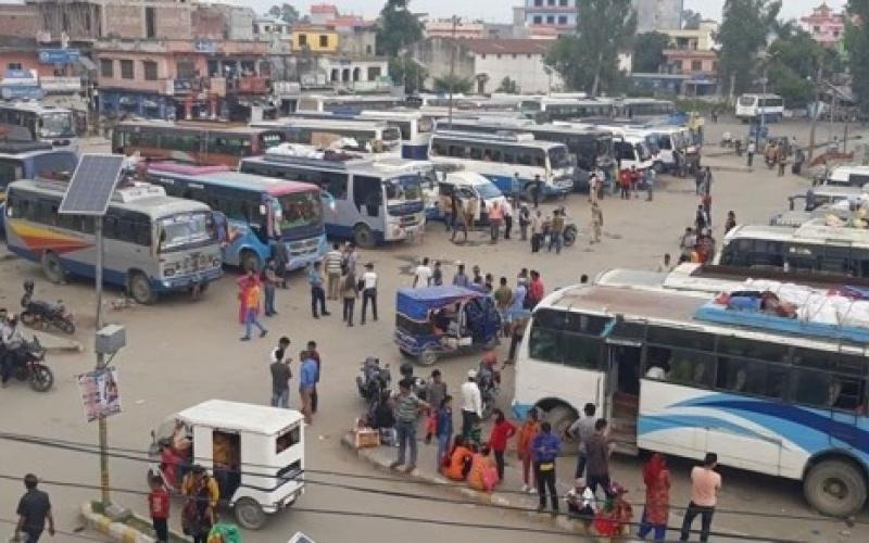 धनगढी बसपार्क मर्मत हुने