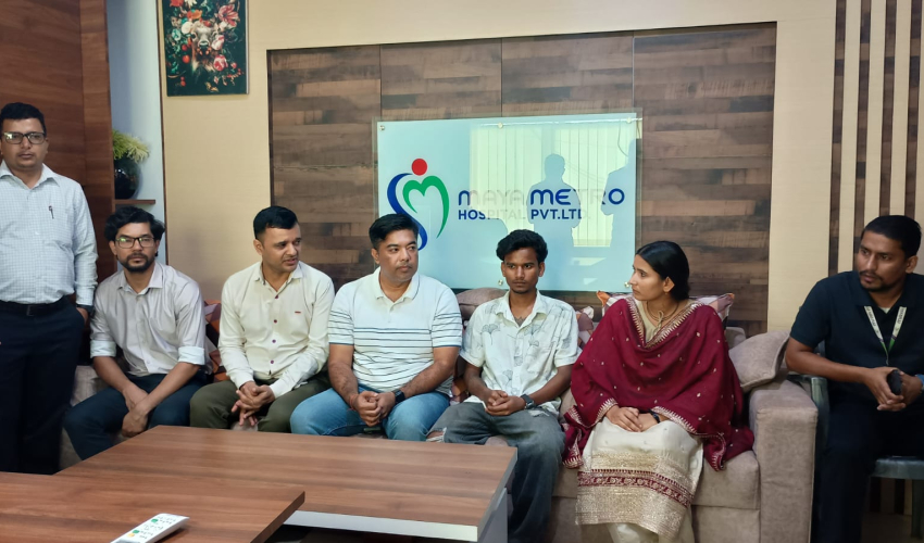 माया मेट्रोले गर्‍यो मोटरसाइकल दुर्घटनामा घाइते भट्टको ९ लाख उपचार खर्च मिनाहा