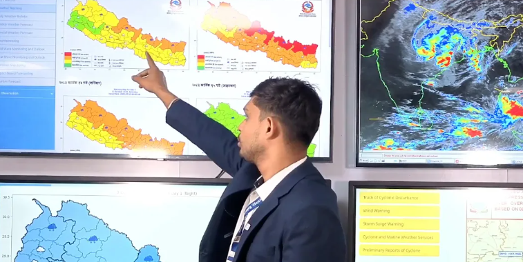 भारी वर्षा र हिमपातको जोखिम, दुई दिन सतर्क रहन मौसमविद्को आग्रह