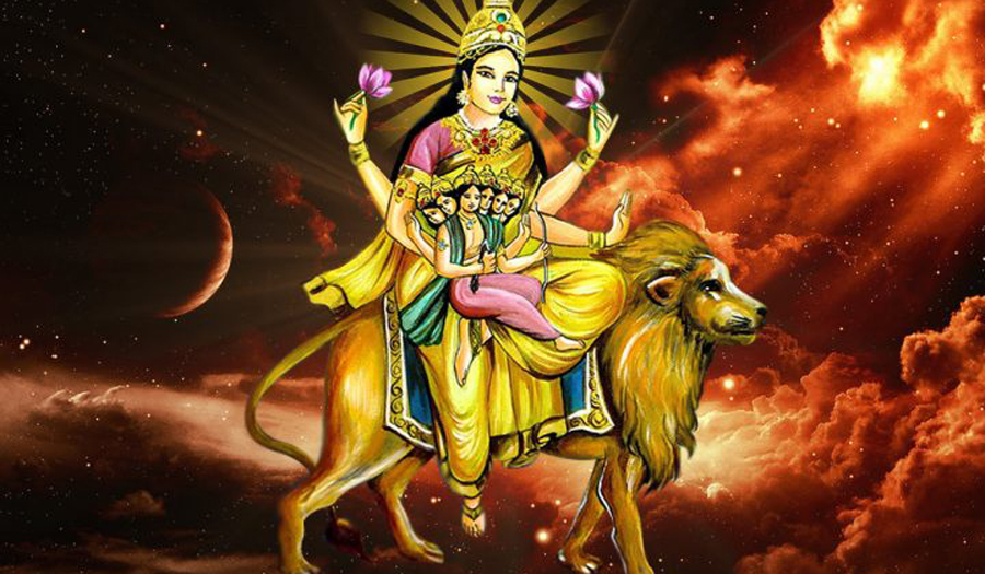 नवरात्रको पाँचौँ दिनः स्कन्दमाताको पूजा आराधना गरिँदै